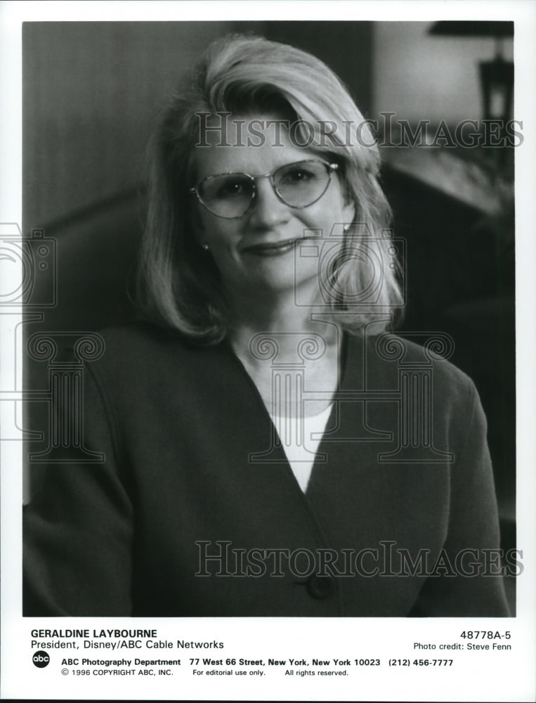 1996 Geraldine Laybourne President Disney ABC Cable Networks - Historic Images