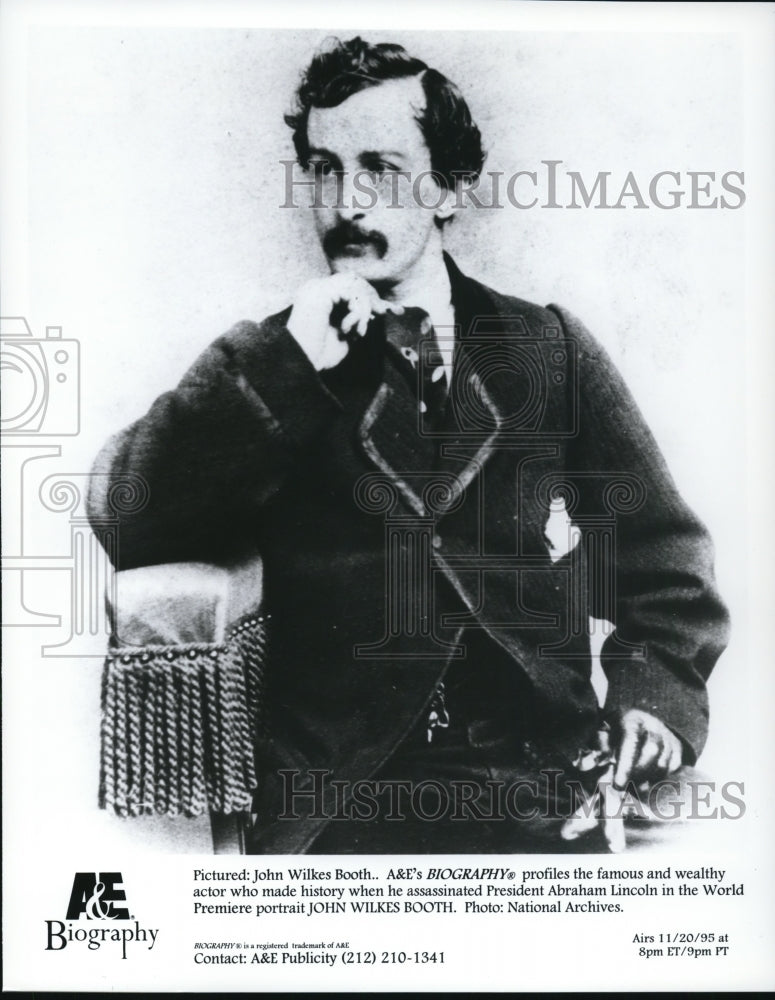 1995 John Wilkes Booth profiled on Biography TV show - Historic Images
