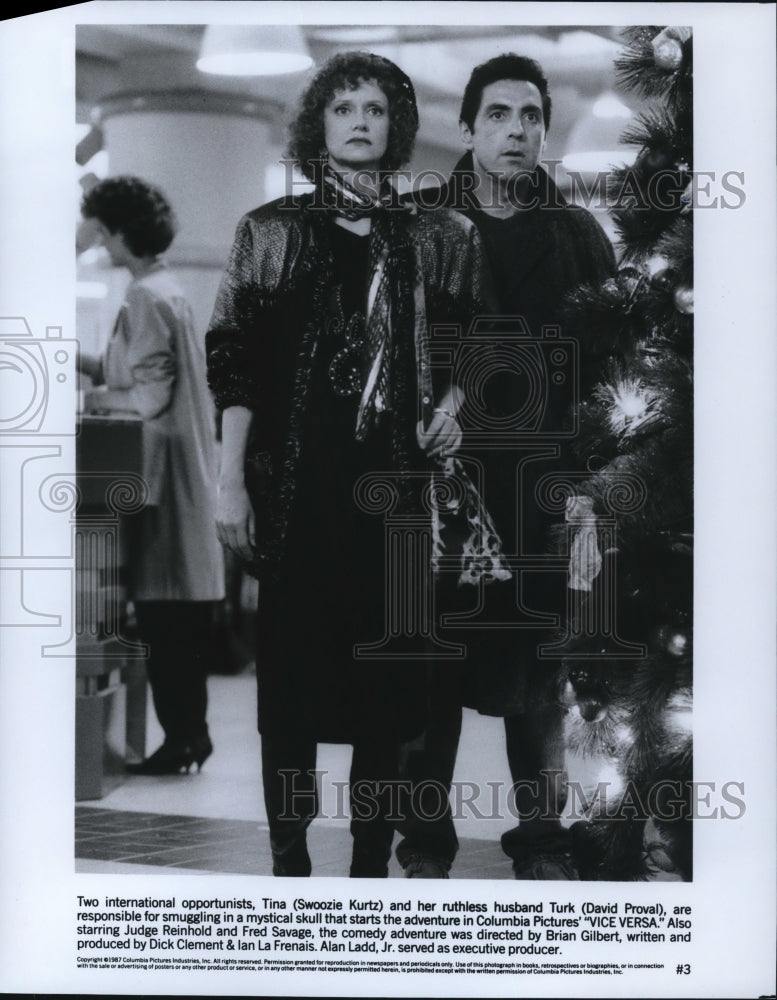 1988 Press Photo Swoozie Kurtz and David Proval star in Vice Versa - cvp54061 - Historic Images