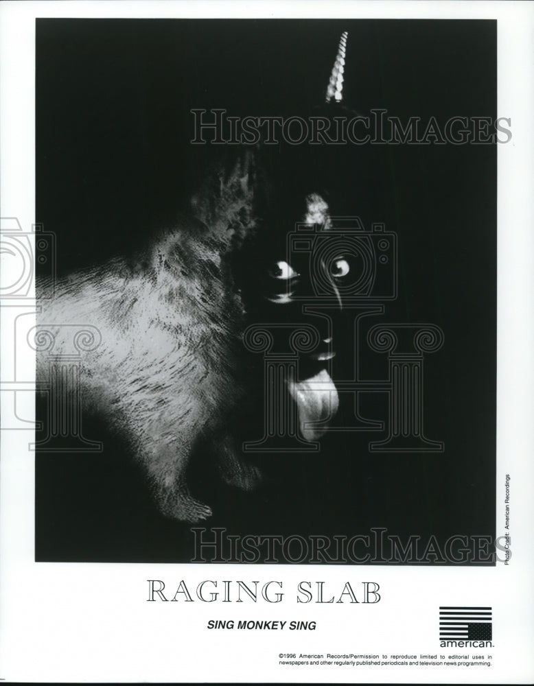 1997 Press Photo Raging Slab American Hard Rock Music Group-Historic Images