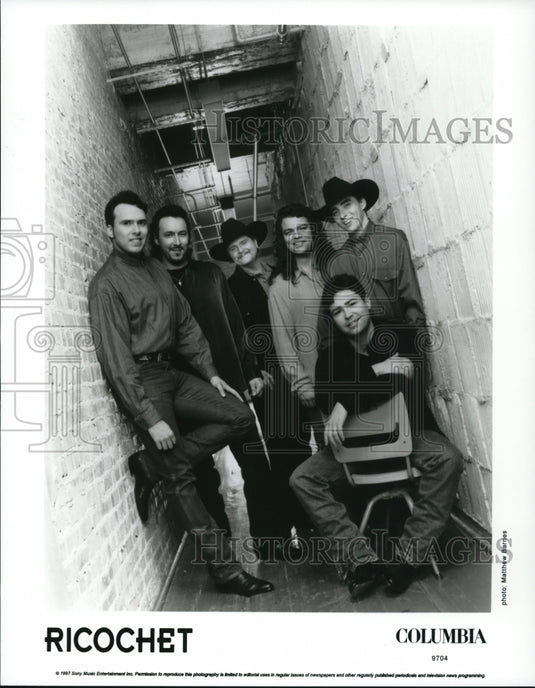 1997 Press Photo Heath Wright Chris Hempfling Steve Hamby and Larry Hight - Historic Images