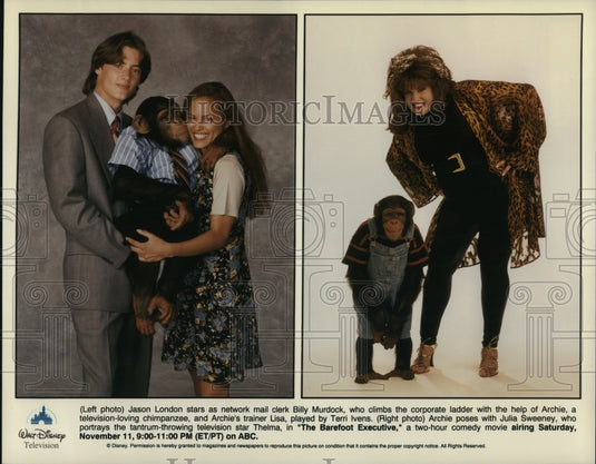 Press Photo Jason London Terri Ivens The Barefoot Executive - Historic Images