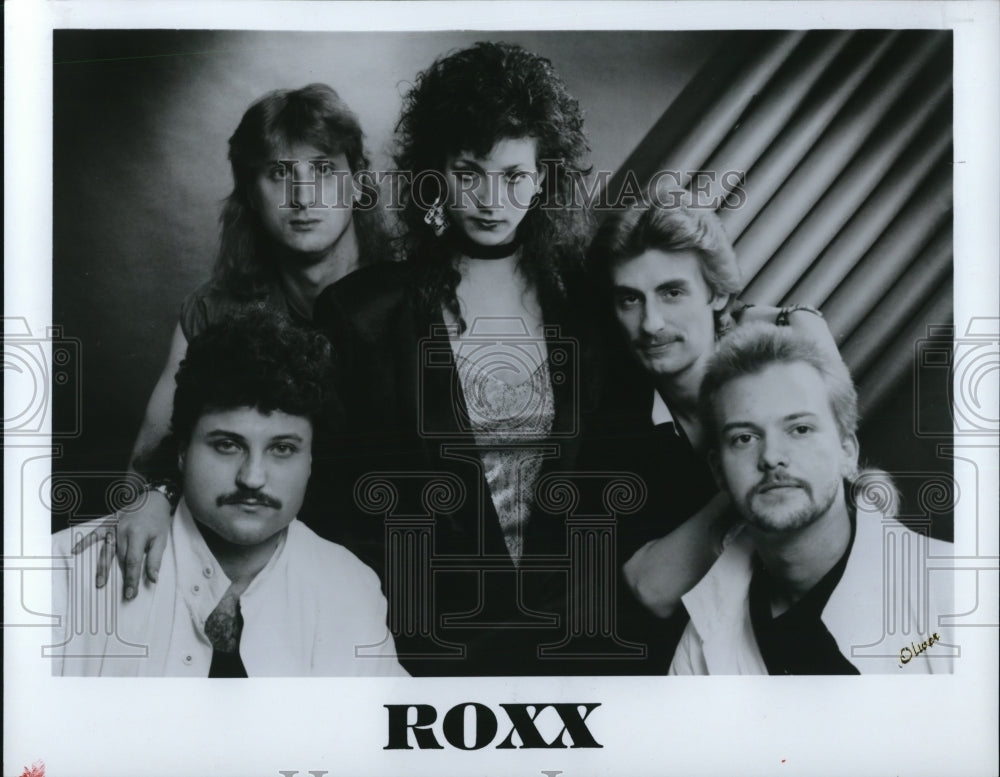 1988 Press Photo ROXX DG Lewis Jeff Erb Stephanie Dadas Jim Petro Frank Bonnenut- Historic Images