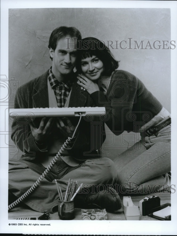 1993, Chris Meloni and Isabella Hoffman star in The Boys - cvp54490 - Historic Images