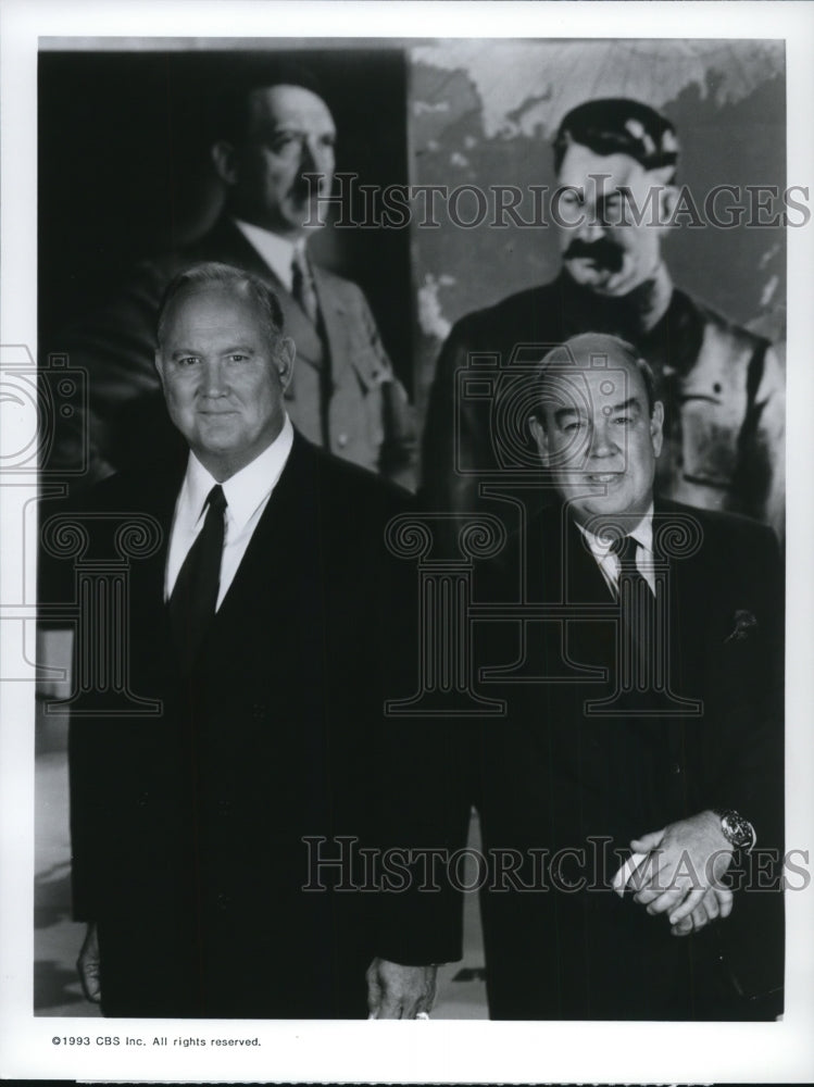 1993 Gen. H. Norman Schwarzkoff and Charles Kuralt CBS Reports - Historic Images