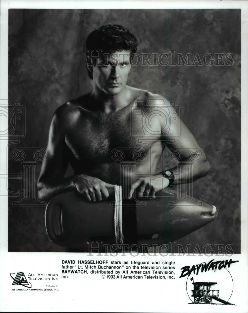 1993 David Hasselhoff on Baywatch - Historic Images