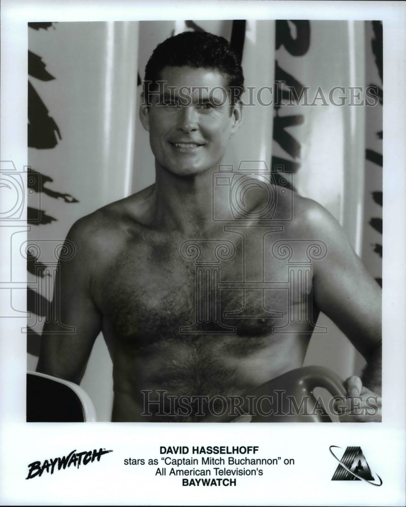 David Hasselhoff on Baywatch-Historic Images