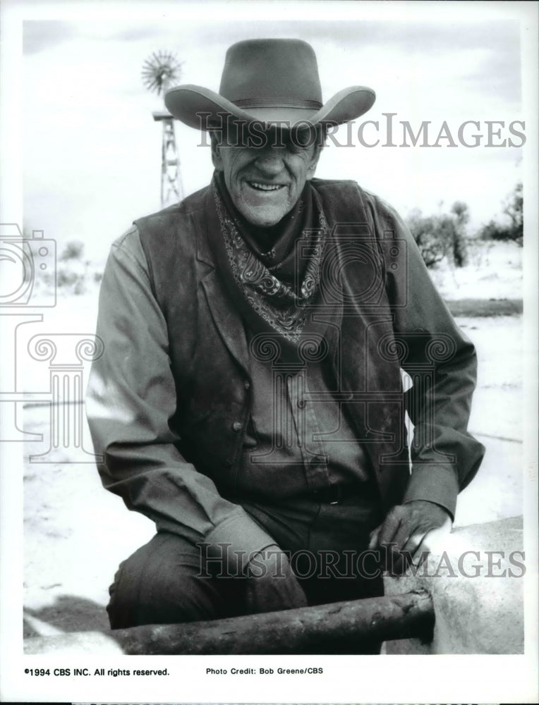 1994, James Arness on Gunsmoke One Man's Justice - Historic Images