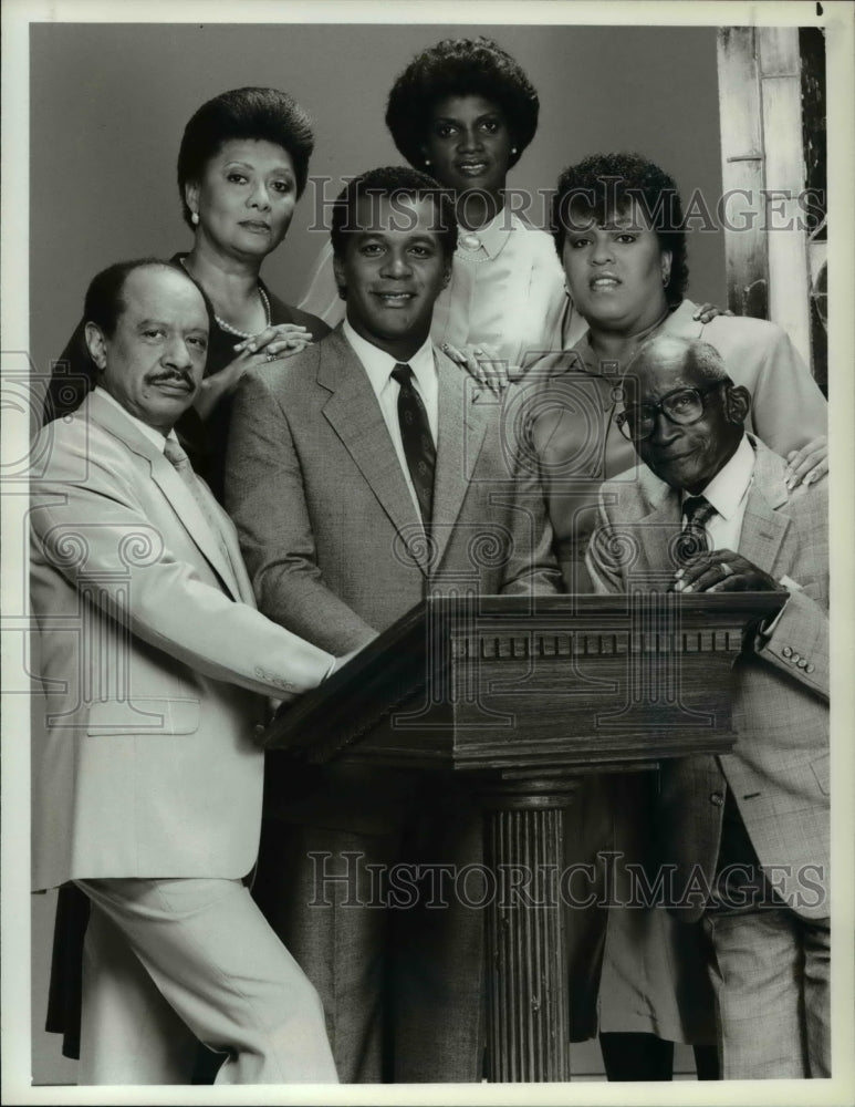 1986 Sherman Hemsley Clifton Davis Ernest Frye "The Jeffersons" - Historic Images