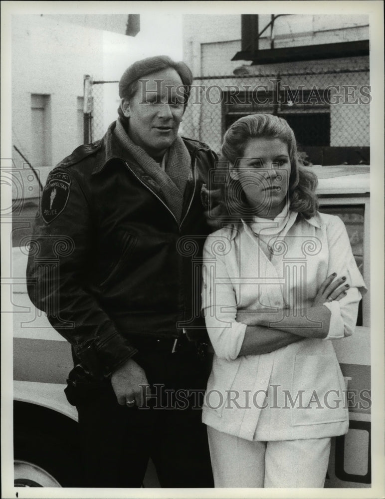 1982 Charles Haid &amp; Alley Mills on Hill Street Blues - Historic Images