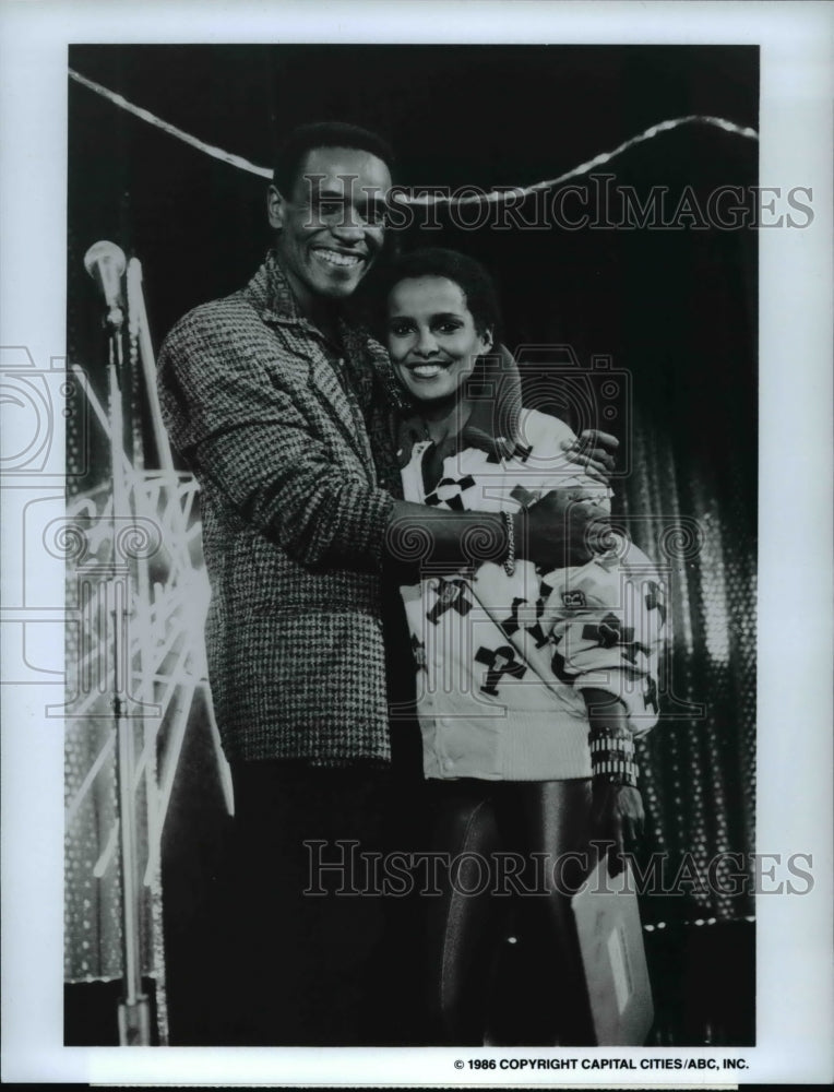 1986 Carl Anderson and Shari Belafonte - Historic Images