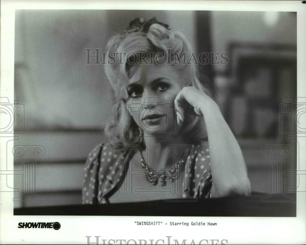 1985 Press Photo Swing Shift Goldie Hawn - Historic Images