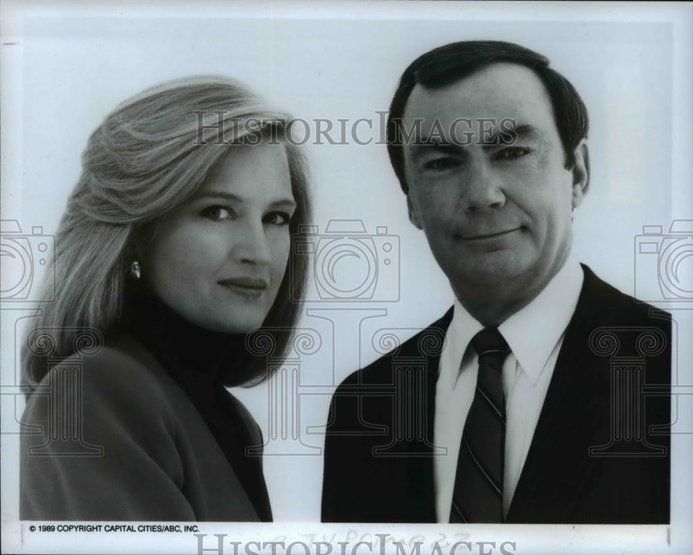 1989 Diane Sawyer and Sam Donaldson - Historic Images