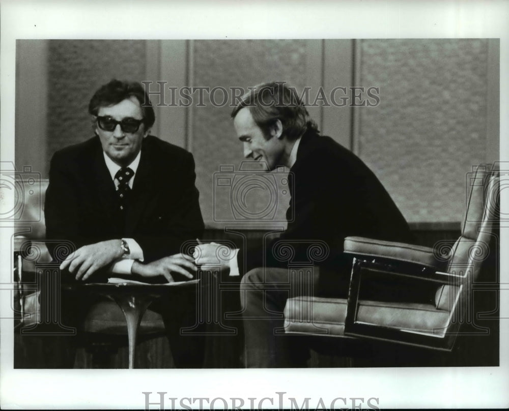 Press Photo Dick Cavett, Robert Mithum-Historic Images