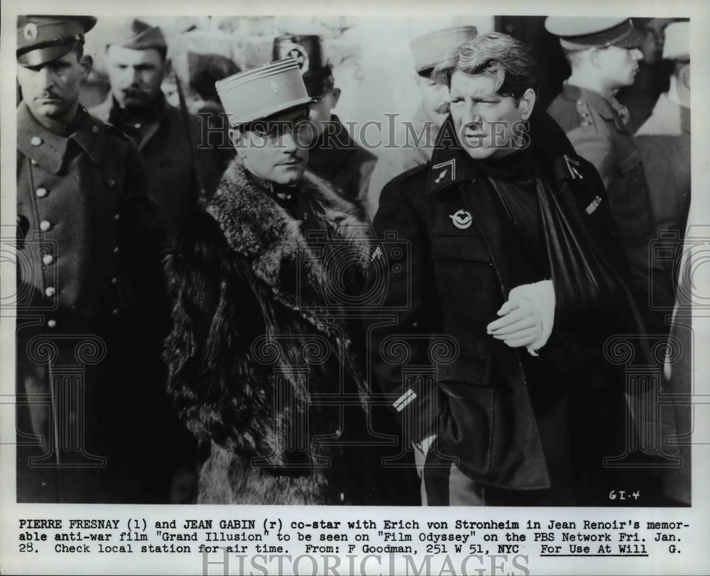 1997 Press Photo Pierre Fresnay &amp; Jean Gabin in Grand Illusion - cvp56133 - Historic Images