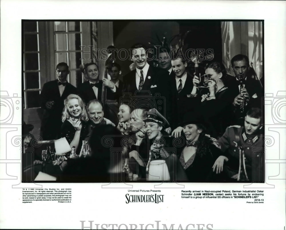 1993 Press Photo Schindelr's List Liam Neeson - cvp56161 - Historic Images