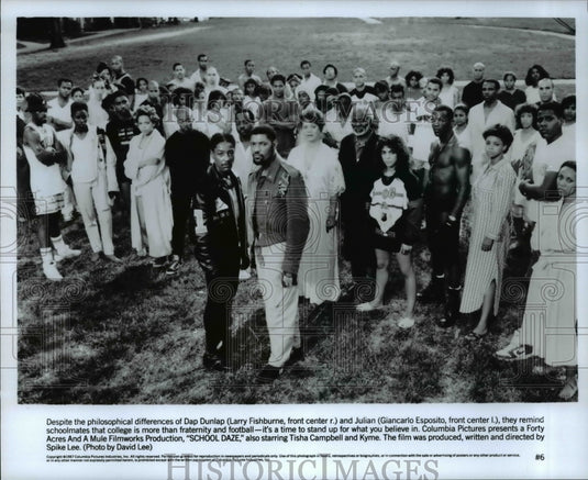 1987 Press Photo School Daze Larry Fishbourne Giancarlo Esposito - cvp56165- Historic Images