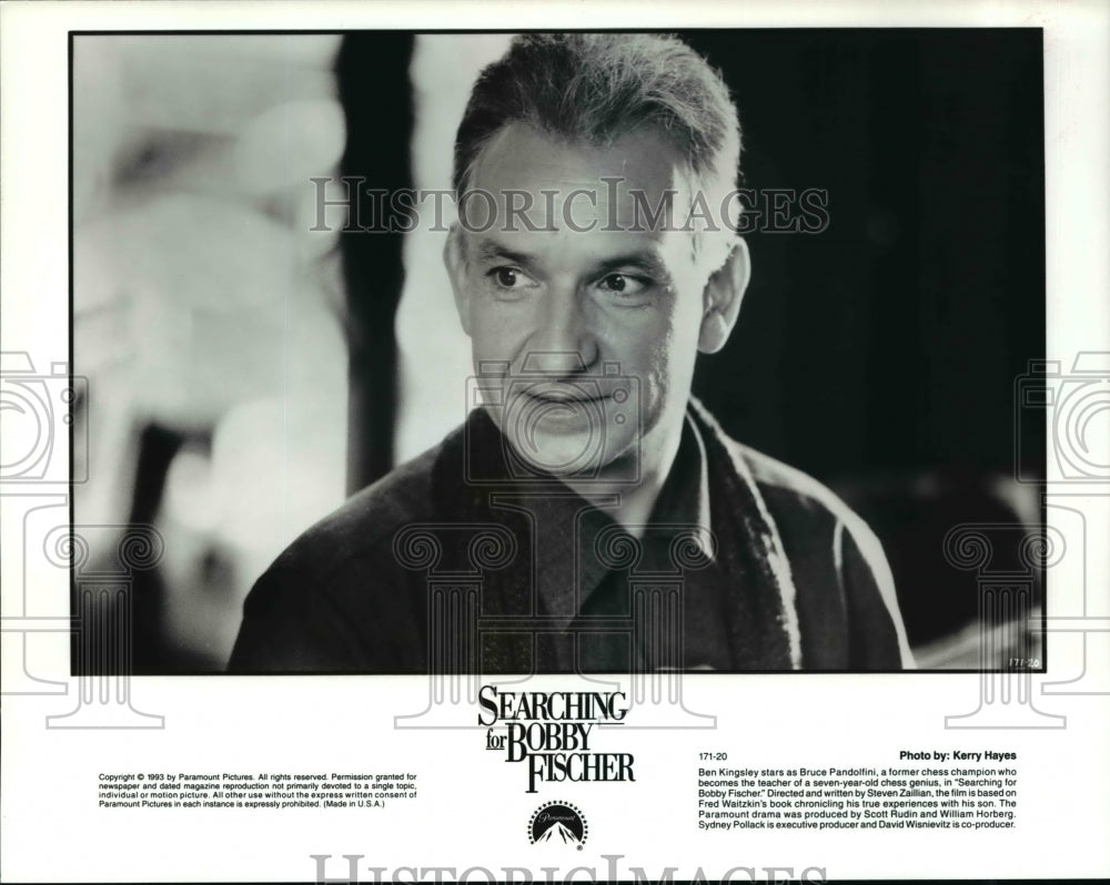 1994 Ben Kingsley as Bruce Pandolfini in Searching for Bobby Fischer - Historic Images