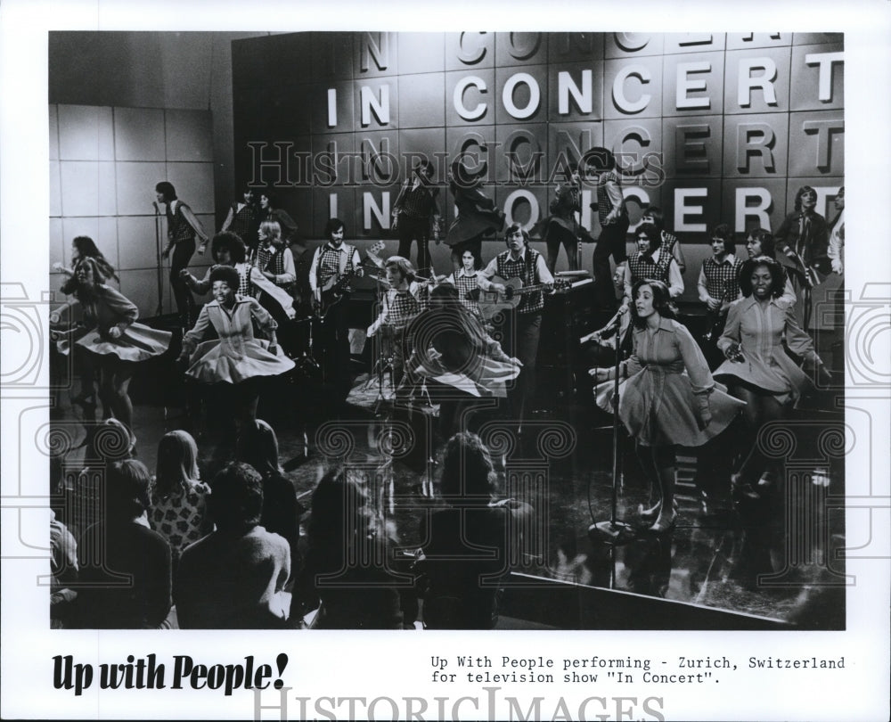 Press Photo Up with People In Concert - cvp56388 - Historic Images