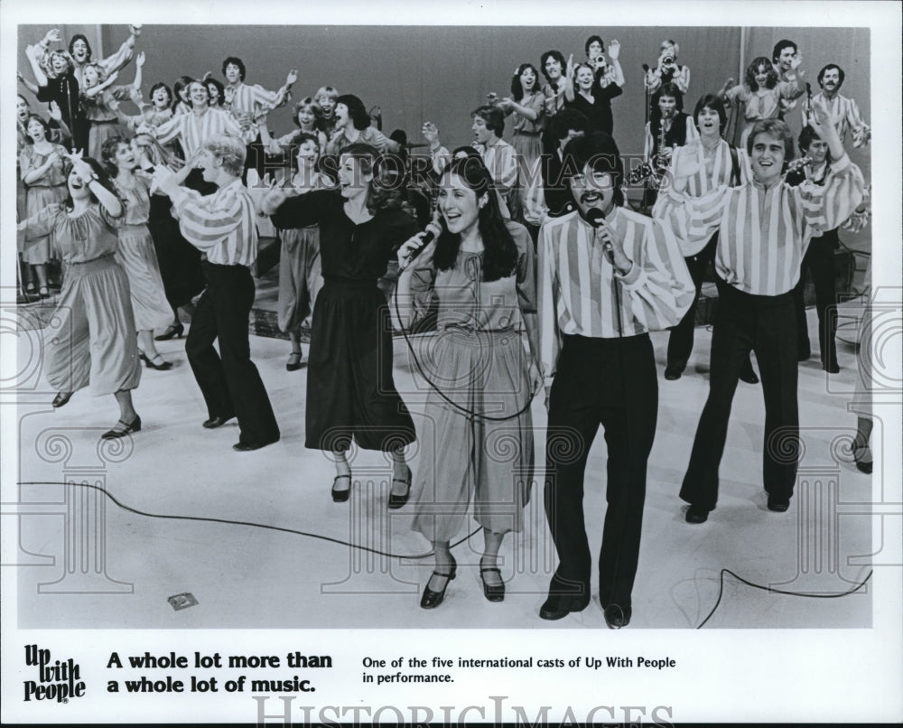 Press Photo Scene from Up With People - cvp56396 - Historic Images