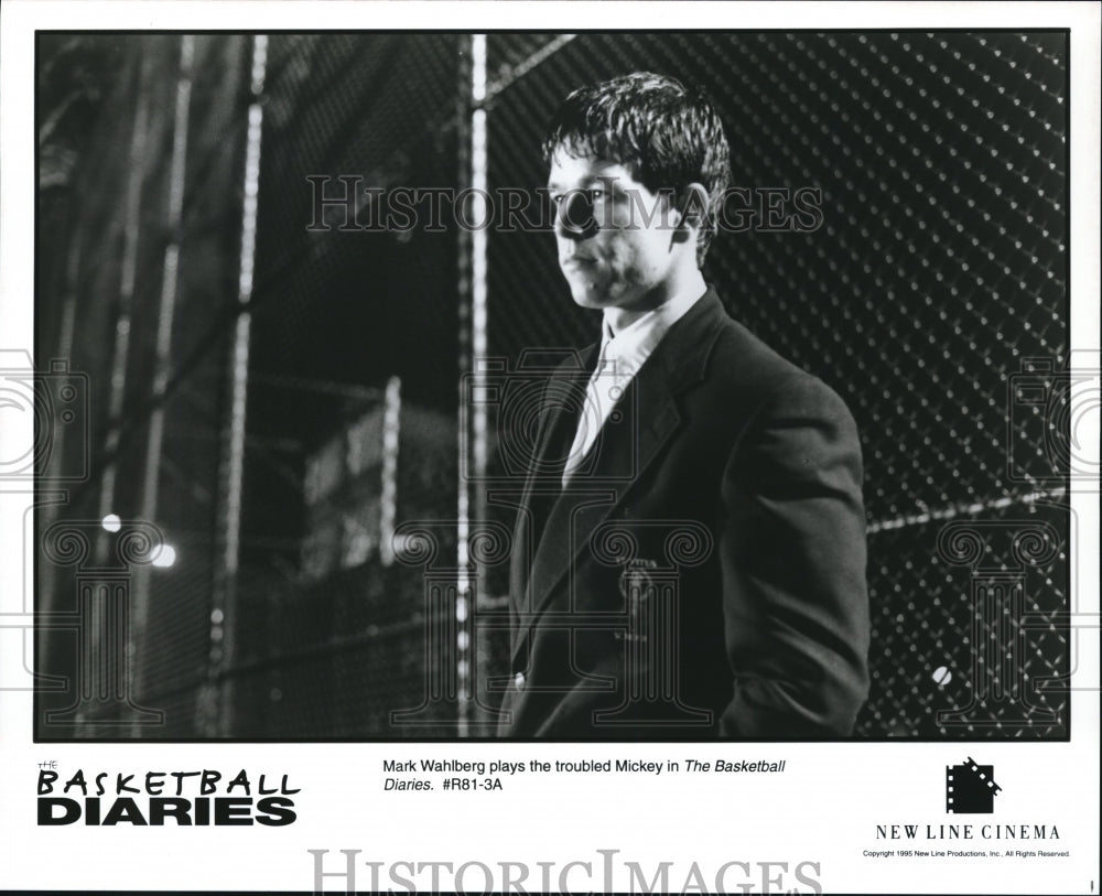 1995 Press Photo Mark Wahlberg in The Basketball Diaries - cvp56413 - Historic Images
