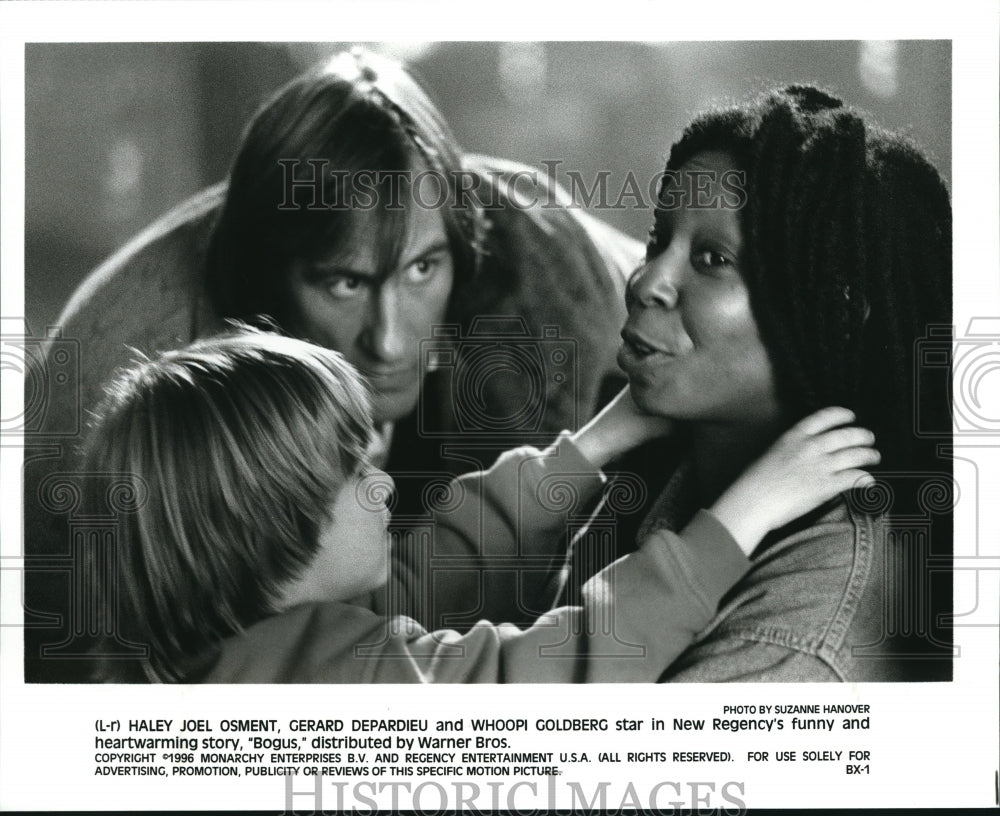 1996 Haley Joel Osment Gerard Depardieu Whoopi Goldberg In Bogus - Historic Images