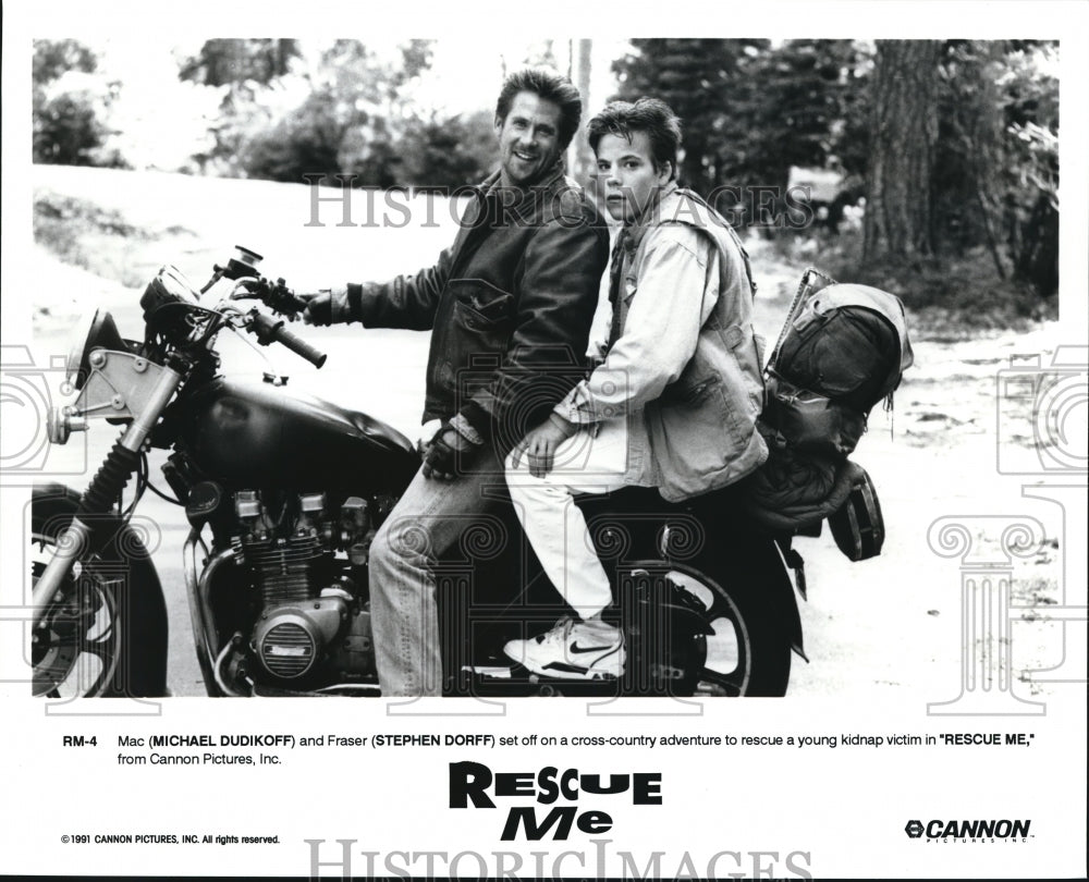 1994 Michael Dudikoff and Stephen Dorff star in Rescue Me - Historic Images