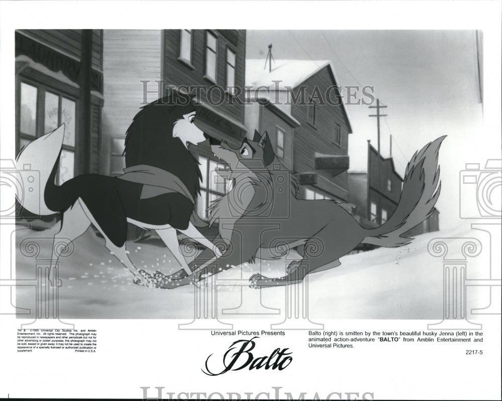 1995, Scene from animated cartoon movie Balto - cvp56558 - Historic Images