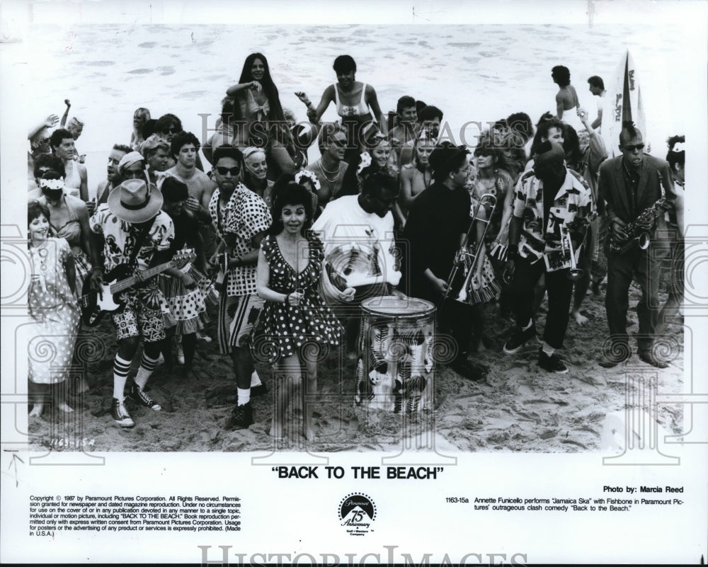 1987 Annette Funicello in Back to the Beach  - Historic Images
