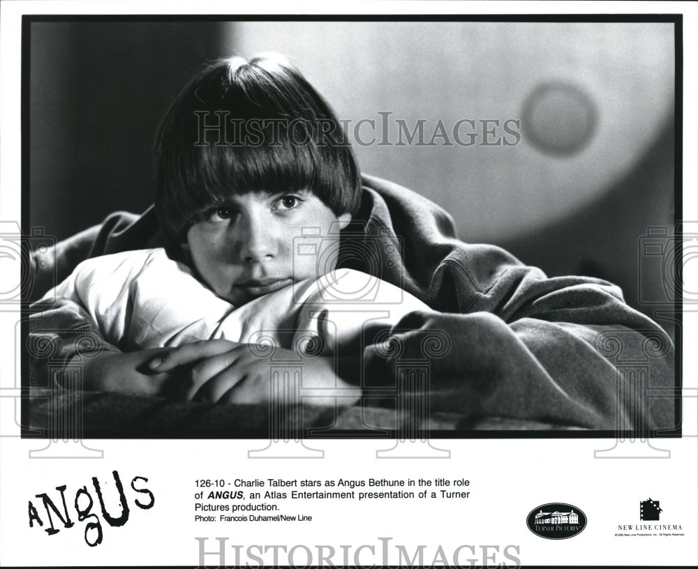 1995 Charlie Talbert stars in the title role in Angus - Historic Images