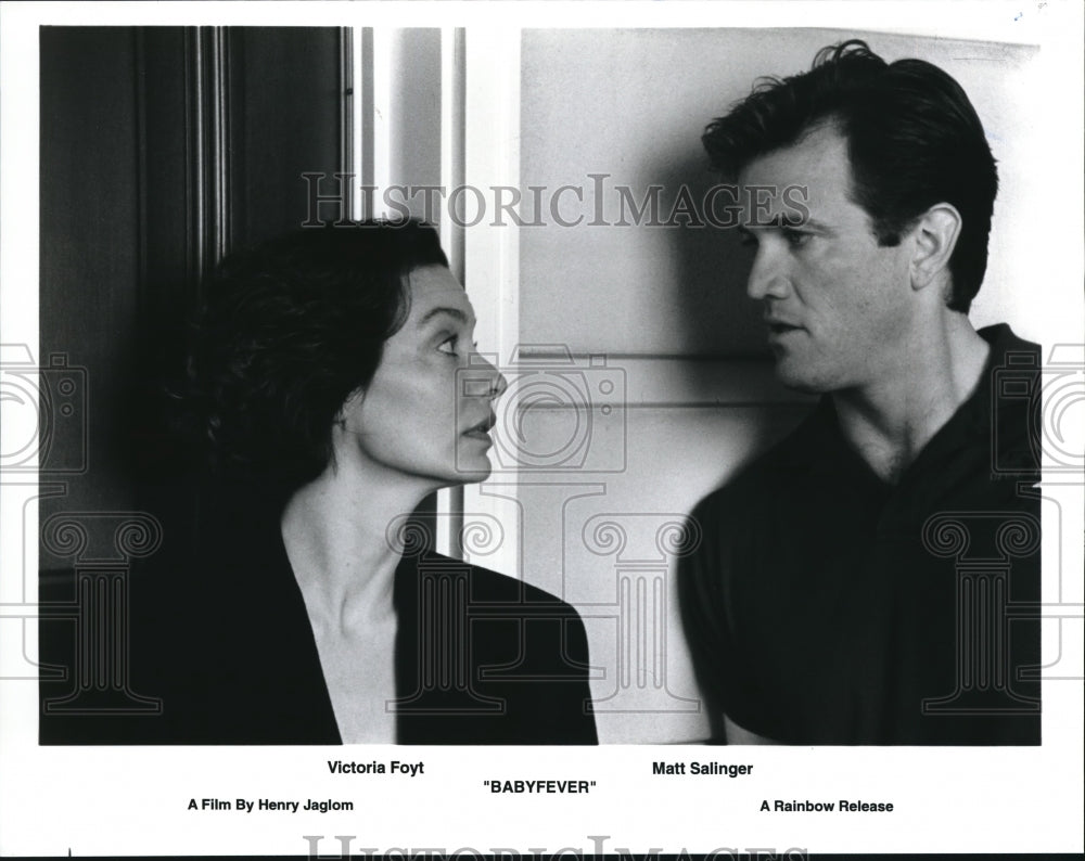 1995, Victoria Foyt &amp; Matt Sallinger in Babyfever - cvp56839 - Historic Images