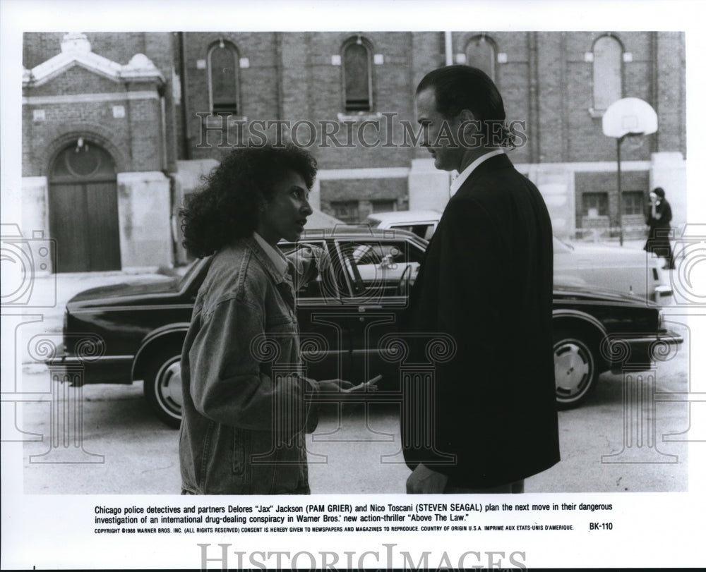 Pam Grier Steven Segal Above The Line - Historic Images