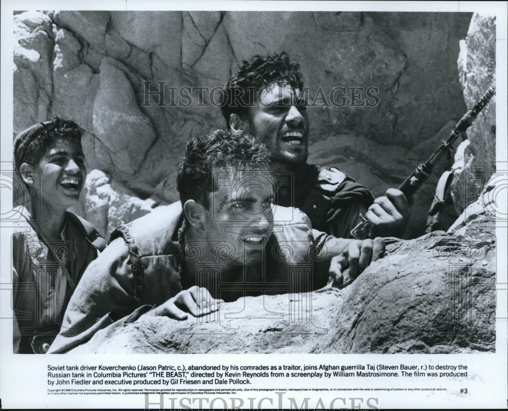 1990 Jason Patric and Steen Bauer star in The Beast - Historic Images