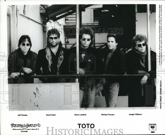 1988 Music Group Jeff PorcaroSteve Lukather Michael Lukather - Historic Images