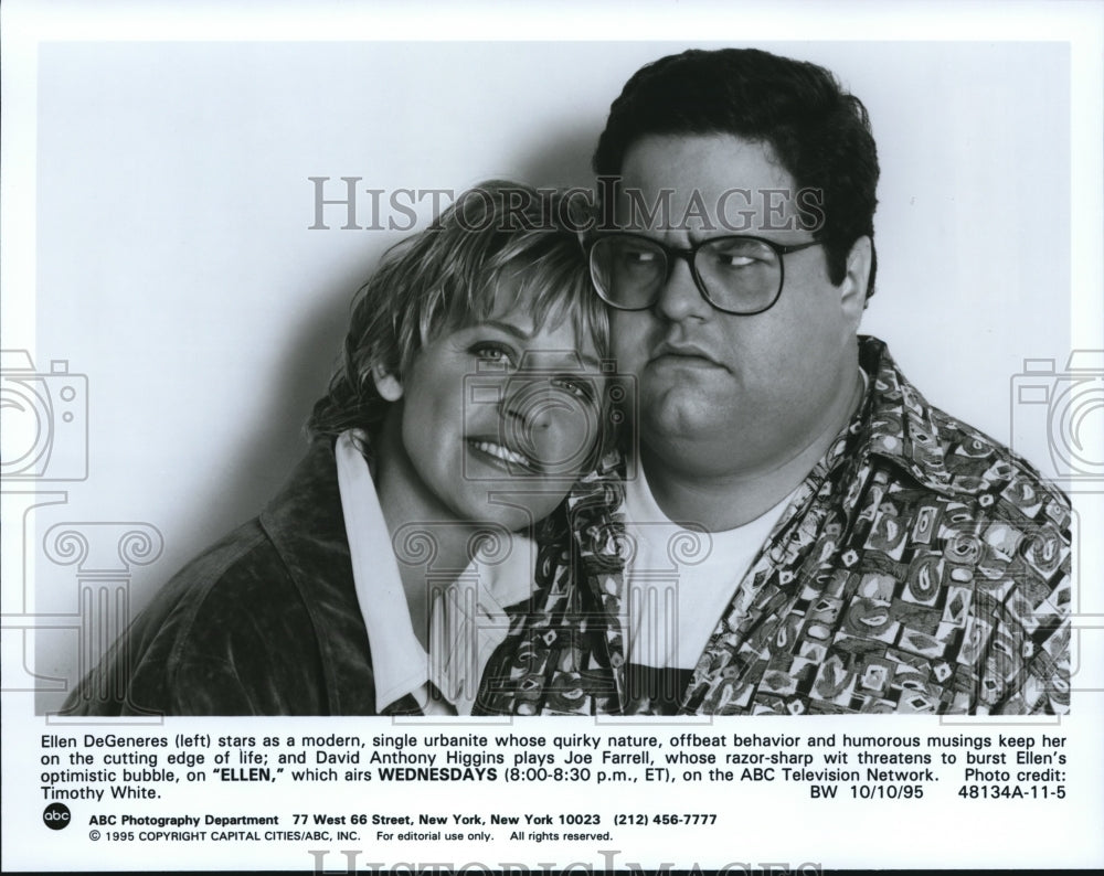 1995 Press Photo Cast of Ellen - cvp57145 - Historic Images