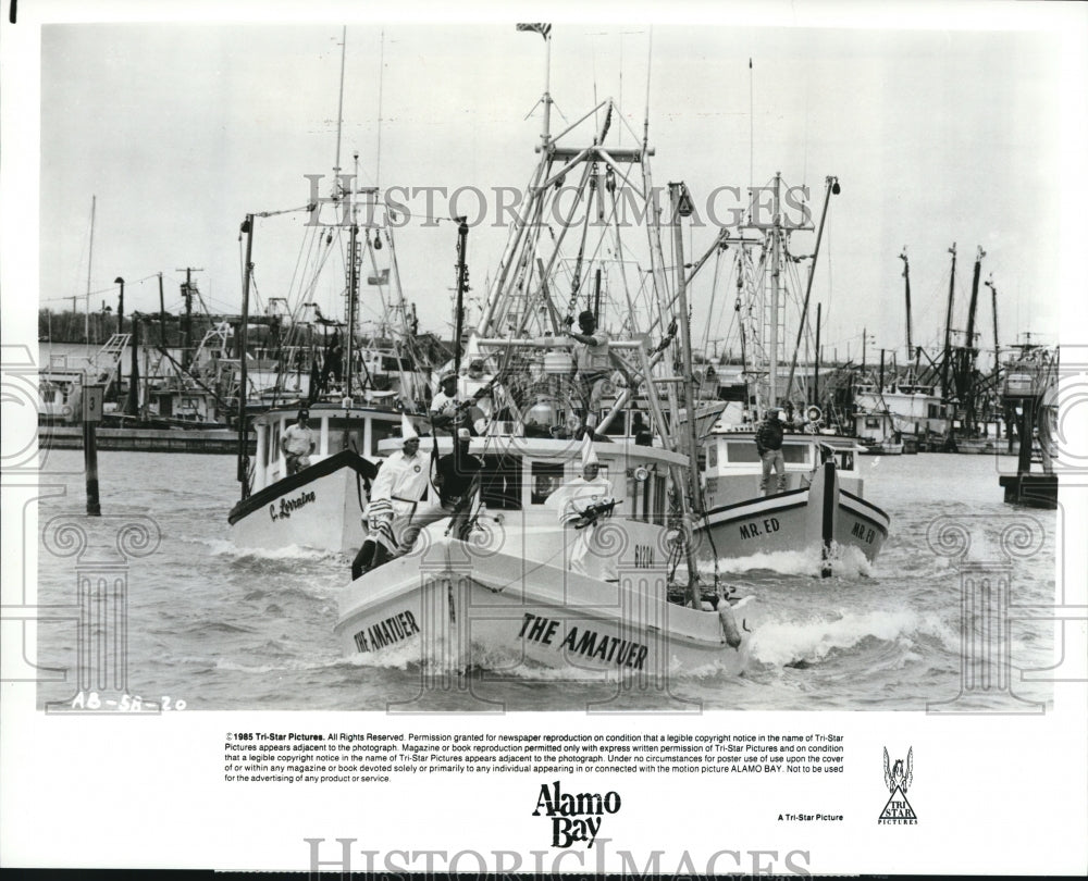 1985 Press Photo Movie Alamo Bay - cvp57179 - Historic Images