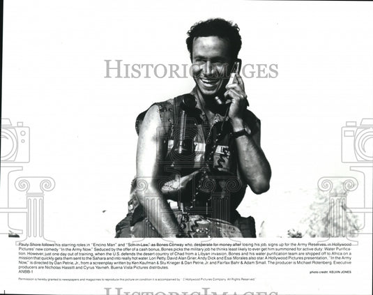 Press Photo Pauly Shore in In The Army Now - cvp57218- Historic Images