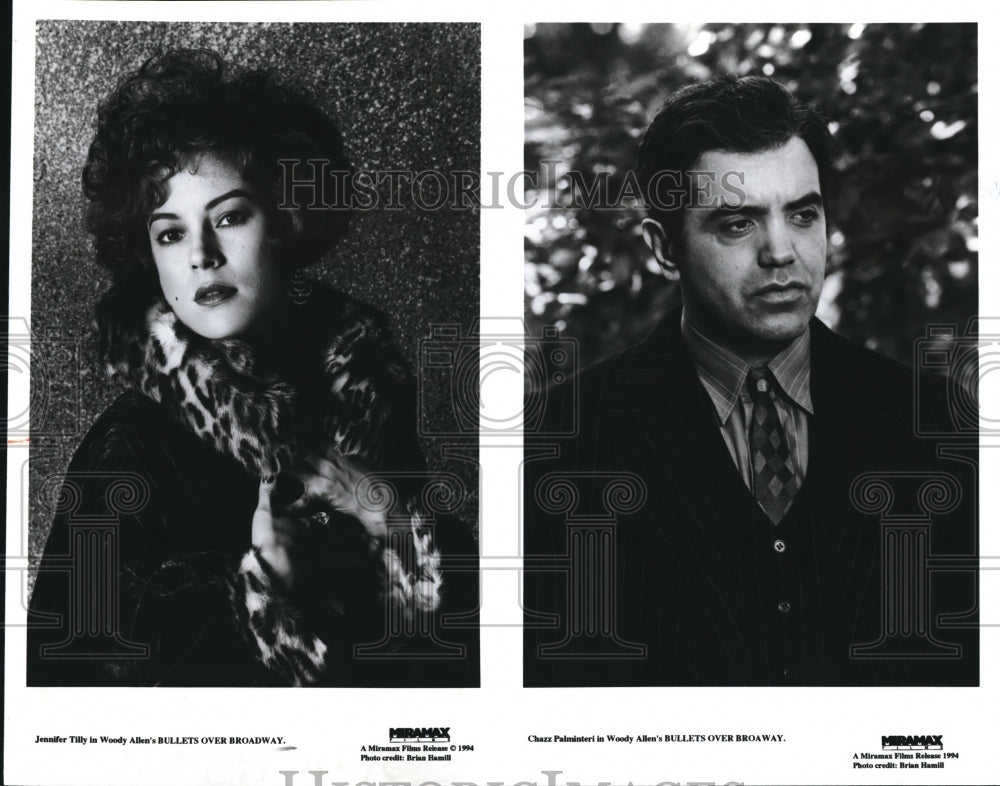 1994, Jennifer Tilly &amp; Chazz Palminteri in Bullets Over Broadway - Historic Images