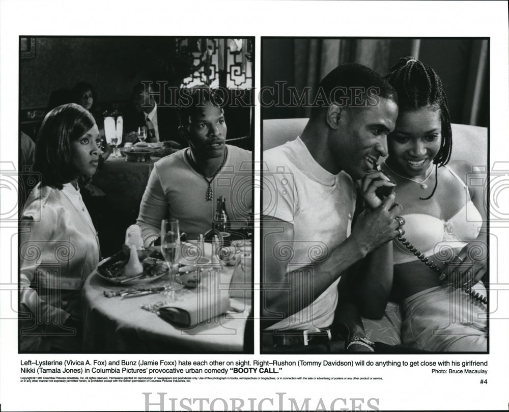 1997 Press Photo Tommy Davidson & Tamala Jones in Booty Call - cvp57272 - Historic Images