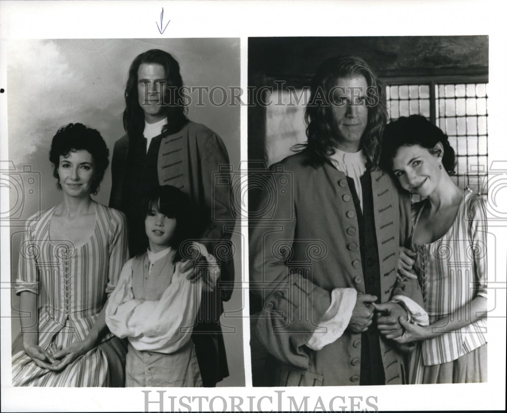 1996 Press Photo Ted Danson Thomas Sturridge Mary Steenburgen Gulliver&#39;s Travels-Historic Images