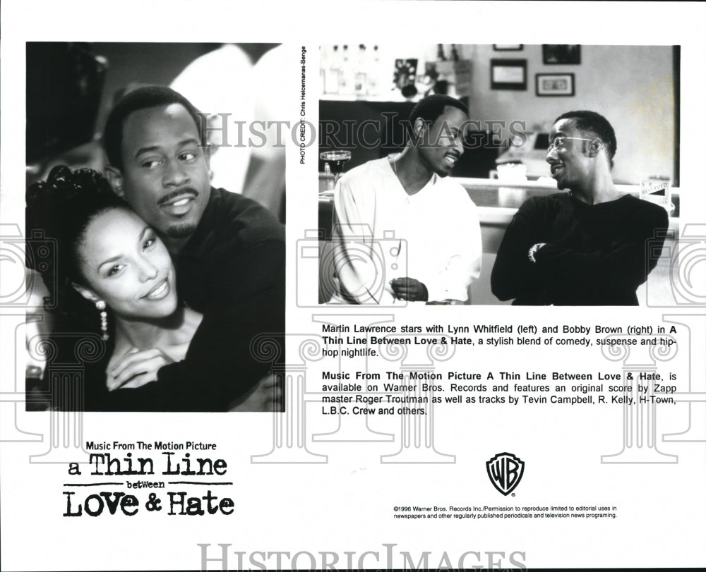 1997 Matthew Lawrence Lynn Whitfield and Bobby Brown - Historic Images