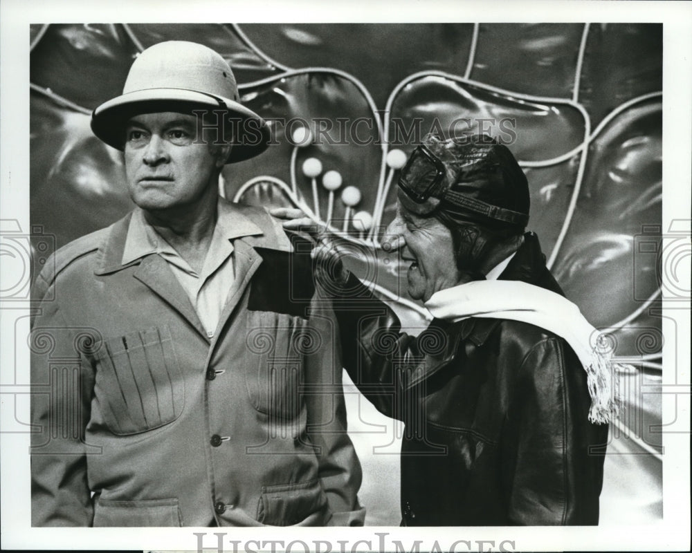 1969 Bob Hope and Jimmy Durante on The Lemmon Sisters Hour - Historic Images