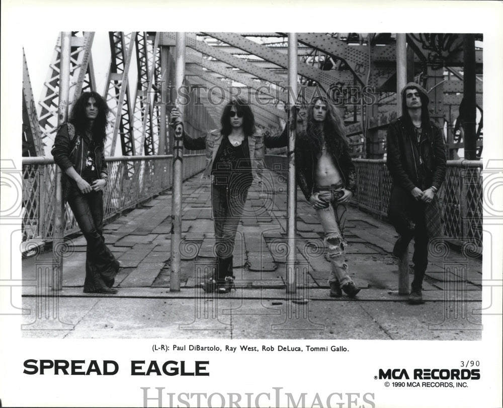 1993 Press Photo Music Group Spread Eagle - cvp57523 - Historic Images