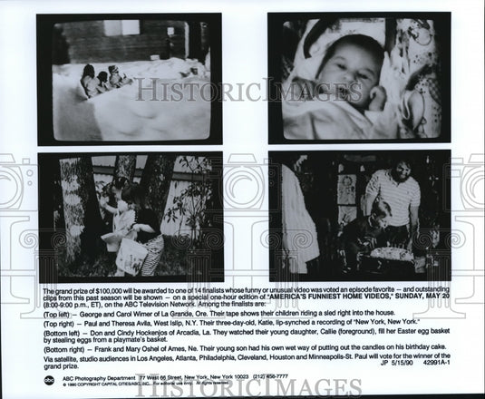 1990 America's Funniest Home Videos Scenes - Historic Images