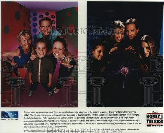 Press Photo Peter Scolari Hillary Tuck Thomas Dekker and Barbara Woods- Historic Images