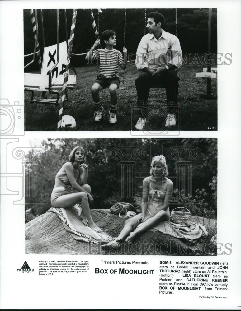 1996 Alexander Goodwin & Lisa Blount in Box of Moonlight - Historic Images