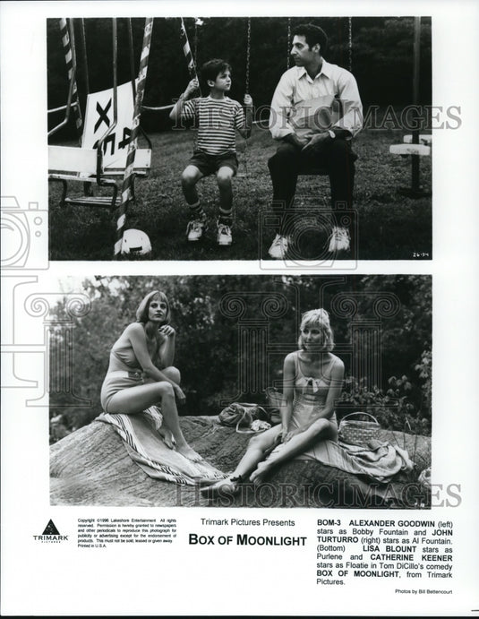 1996 Alexander Goodwin & Lisa Blount in Box of Moonlight - Historic Images