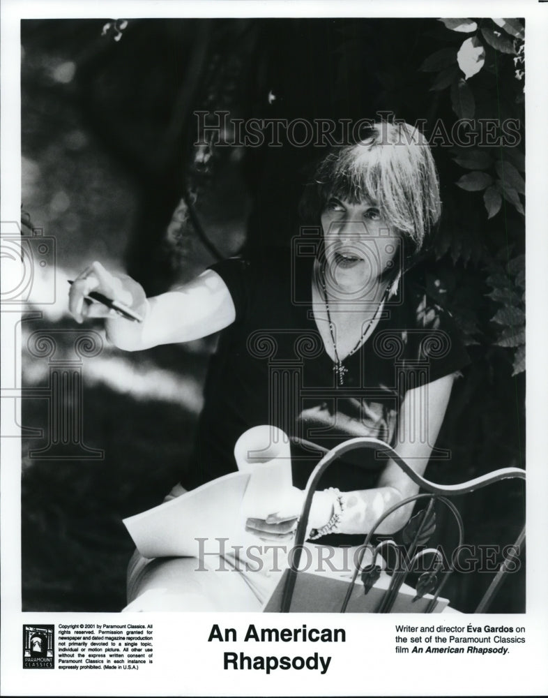 2001 Press Photo American Rhapsody Writer Director Eva GArdos - cvp58038-Historic Images