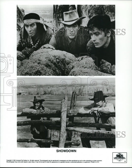 1993 Press Photo Rock Hudson in Showdown - cvp58099-Historic Images