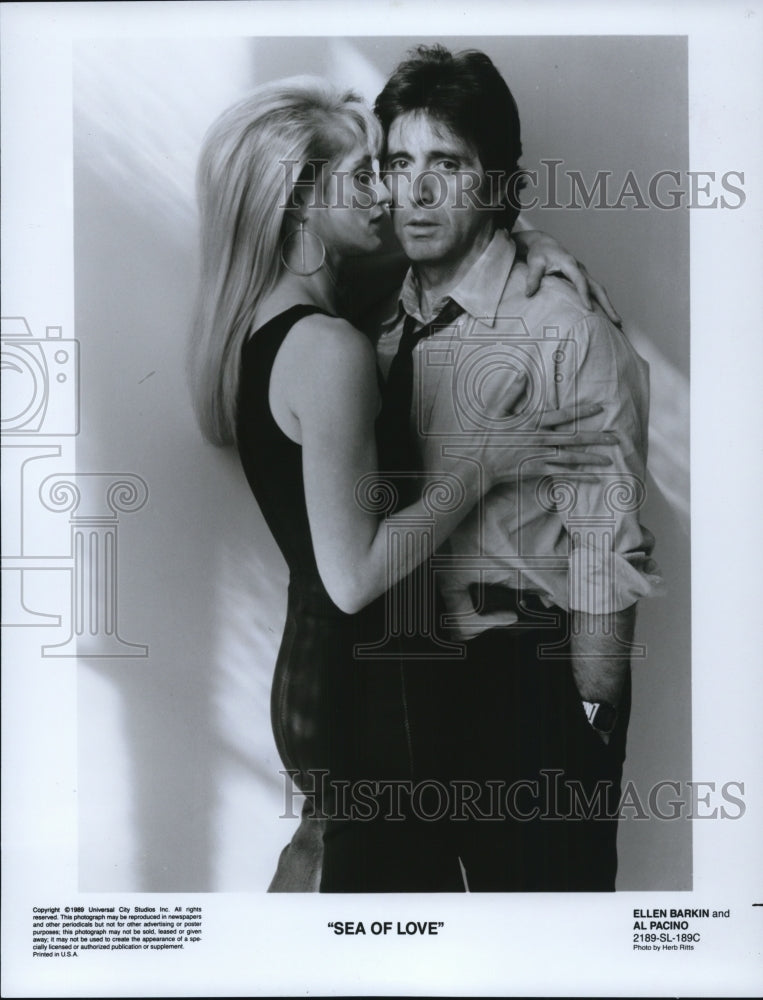 1990 Sea Of Love Ellen Barkin Al Pacino - Historic Images